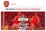 Arsenal FC - FA Cup Winners email