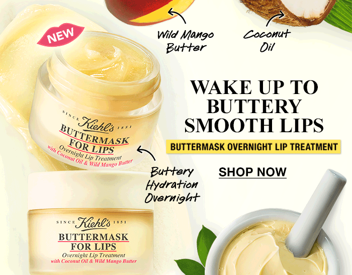 BUTTERMASK OVERNIGHT LIP TREATMENT. WAKE UP TO BUTTERY SMOOTH LIPS.